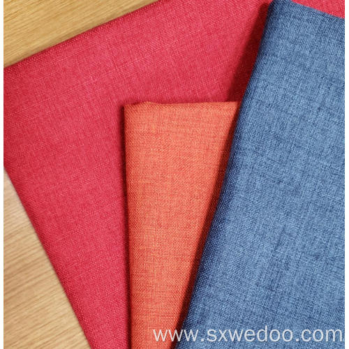 Multiple Colors Polyester Woven Linen Fabric for Sofas